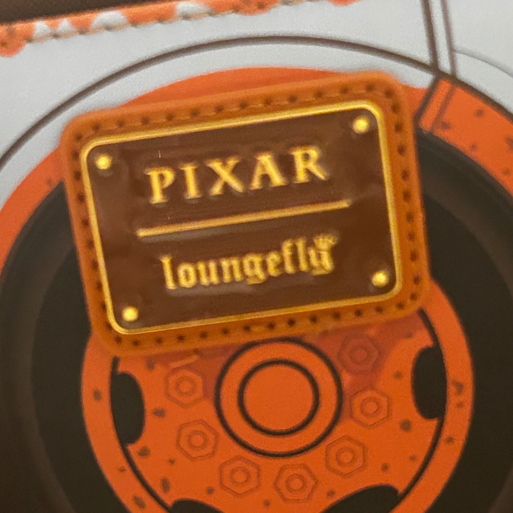 Disney Pixar Loungefly Cars Tow Mater Light Up Mini Backpack Brown Orange NEW - Picture 7 of 8